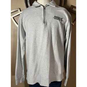 The Hundreds Half‎ Zip Cotton Crewneck Large